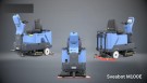 Robot industri gulvvaskemaskin Sveabot M100E thumbnail