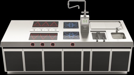 1200 central built-in kitchen 