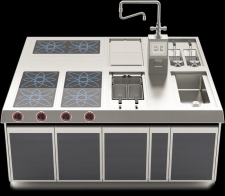 1800 central built-in kitchen 