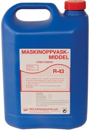 Maskinoppvask R-43 6.1 kg /5 ltr 3x5/krt E